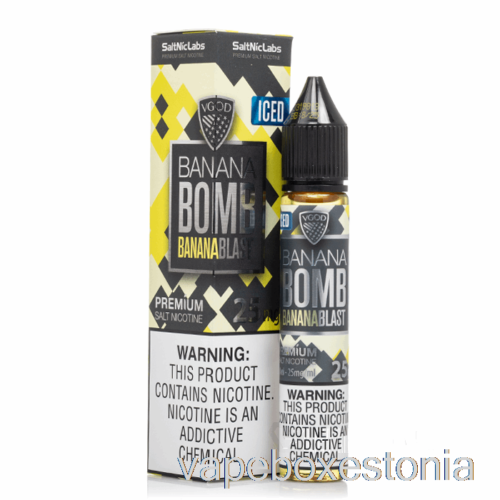 Vape Box Estonia Jääbanaani Blast - Vgod Saltnic - 30ml 25mg